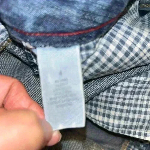 American Eagle Vintage Blue Cuffed shorts size 4 - Picture 7 of 9